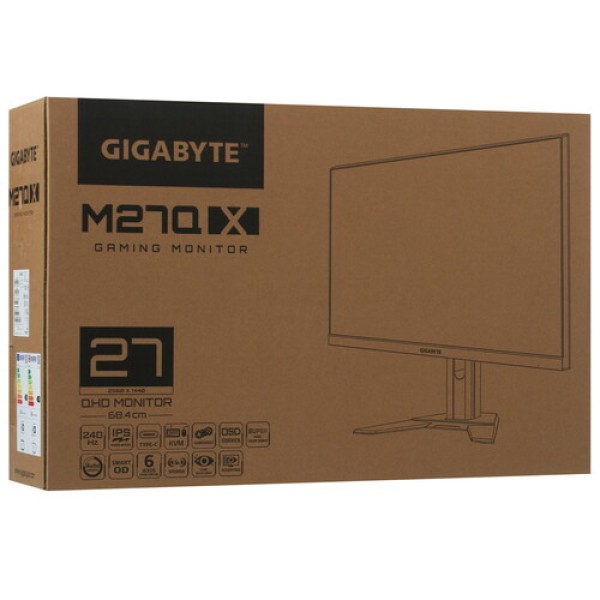 27" Монитор GIGABYTE M27Q X-EK черный