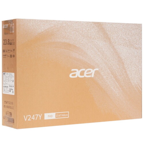 23.8" Монитор Acer Vero V247YEbipv черный