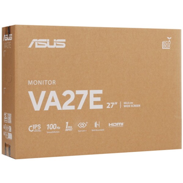 27" Монитор ASUS VA27EHF черный