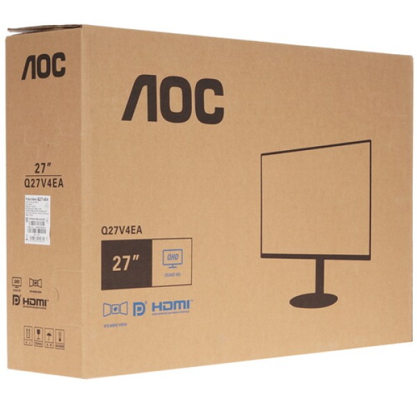 27" Монитор AOC Q27V4EA черный