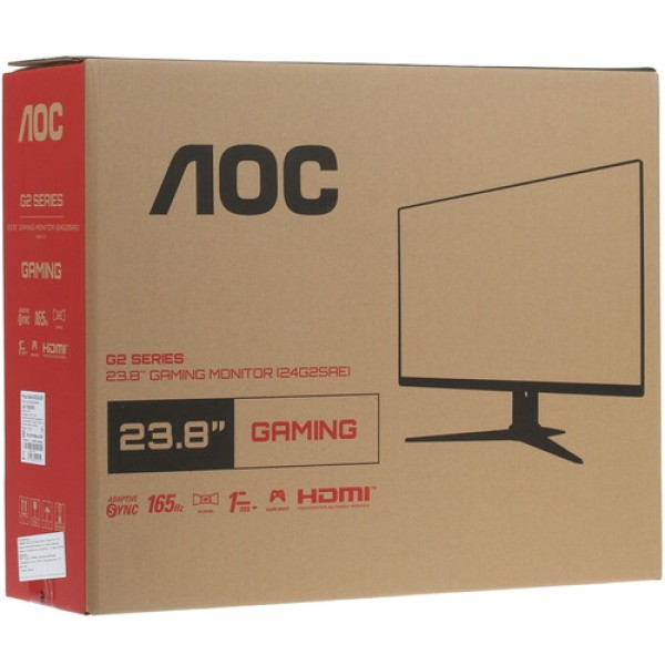 23.8" Монитор AOC 24G2SAE/BK черный