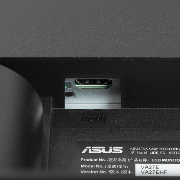 27" Монитор ASUS VA27EHF черный