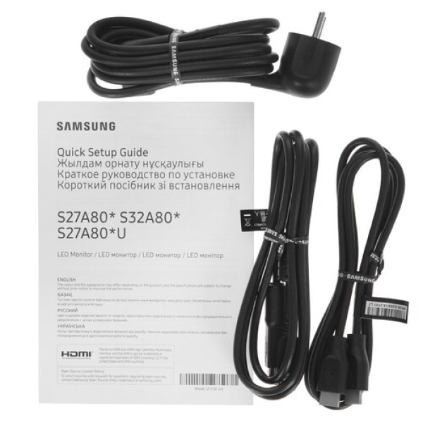27" Монитор Samsung ViewFinity S8 S27A800NMI черный