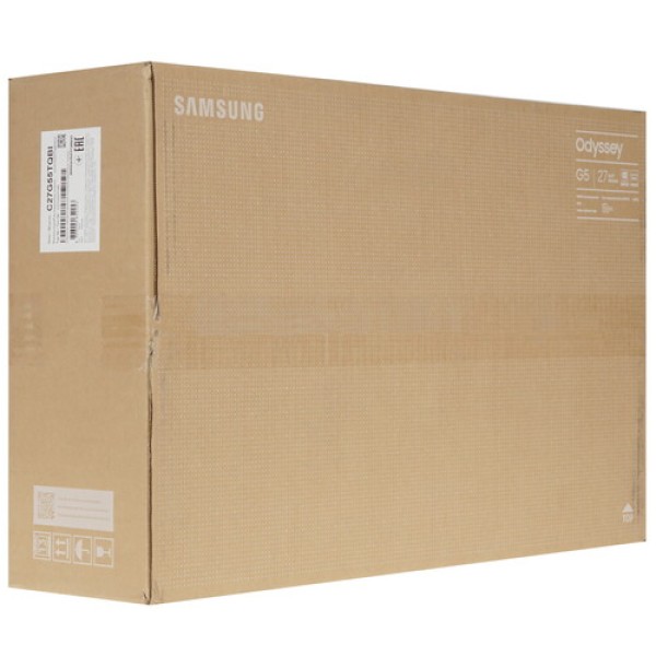 27" Монитор Samsung Odyssey G5 G55T C27G55TQBI черный