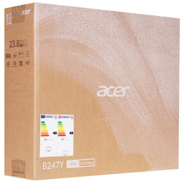 23.8" Монитор Acer Vero B247Ybmiprxv черный