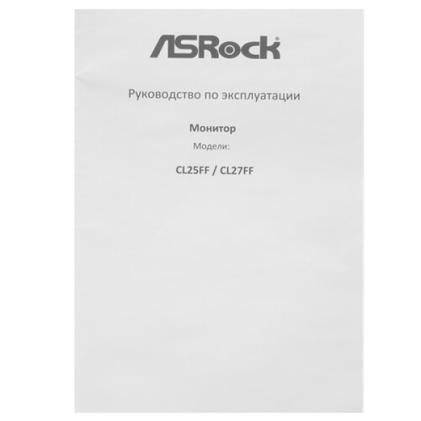 27" Монитор Asrock CL27FF черный
