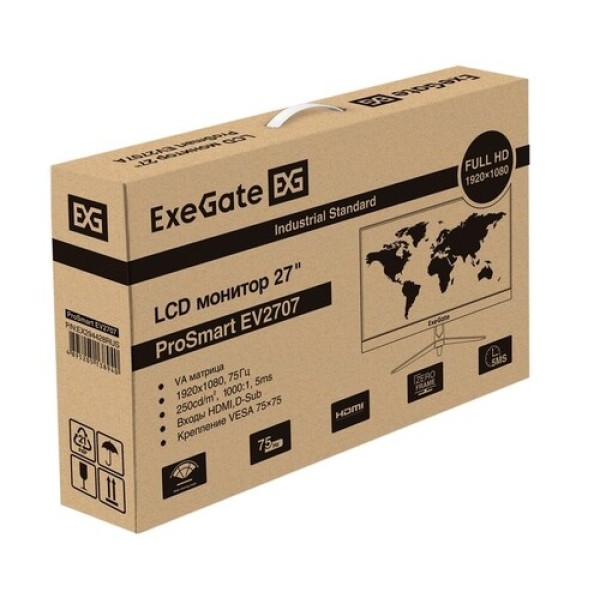27" Монитор ExeGate ProSmart EV2707 черный