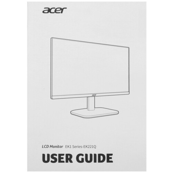 21.5" Монитор Acer EK221QHbi черный