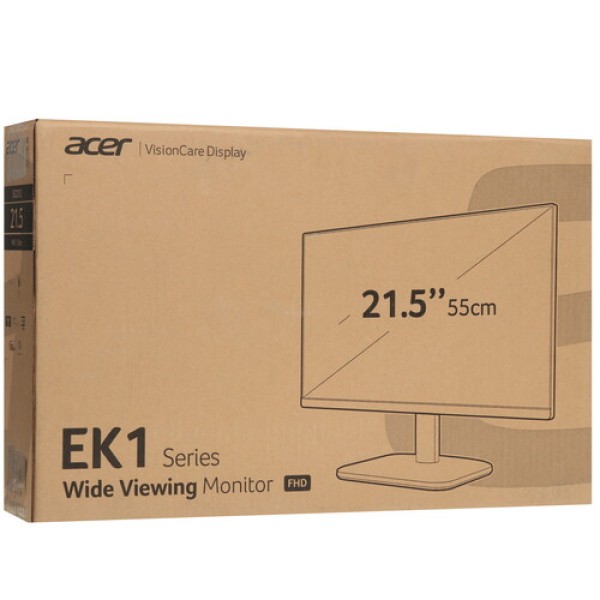 21.5" Монитор Acer EK221QHbi черный