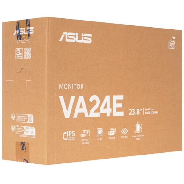 23.8" Монитор ASUS VA24ECPSN черный