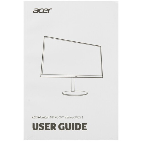 27" Монитор Acer Nitro XV271Zbmiiprx черный