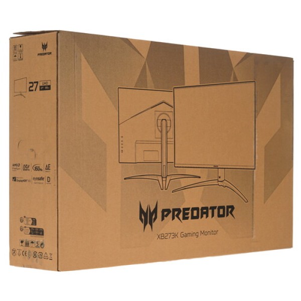27" Монитор Acer Predator XB273KV3bmiiprx черный
