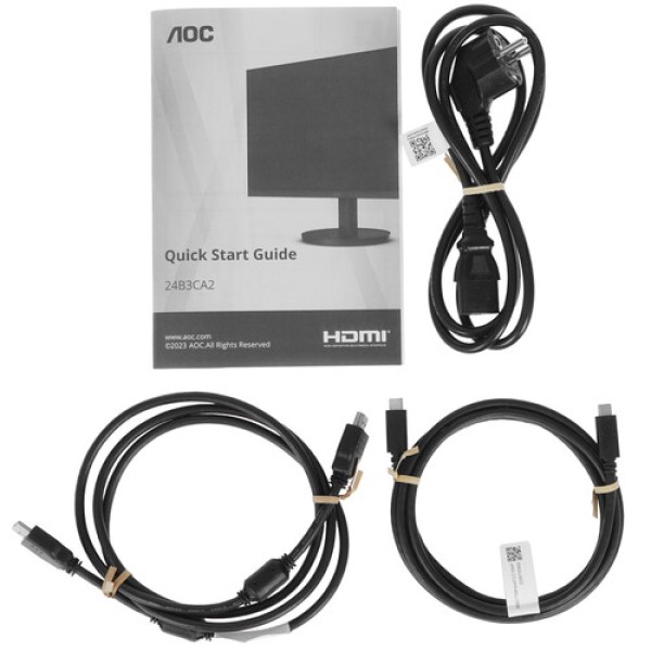 23.8" Монитор AOC 24B3CA2 черный
