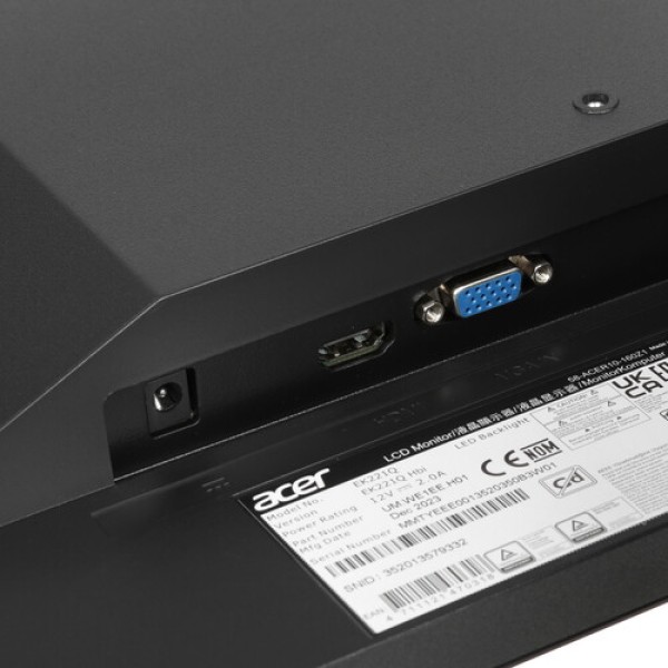 21.5" Монитор Acer EK221QHbi черный