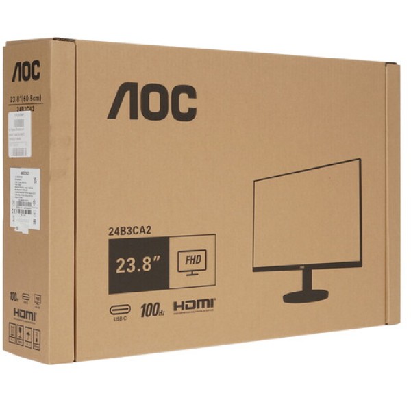 23.8" Монитор AOC 24B3CA2 черный