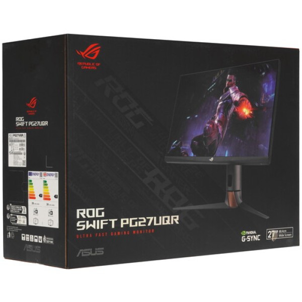 27" Монитор ASUS ROG Swift PG27UQR черный