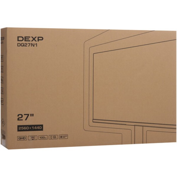 27" Монитор DEXP DQ27N1 черный