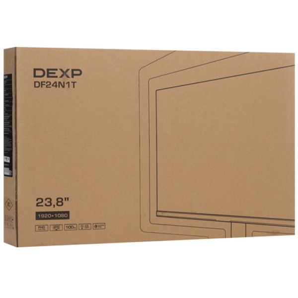 23.8" Монитор DEXP DF24N1T серебристый