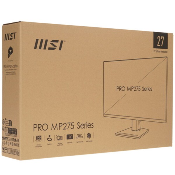 27" Монитор MSI PRO MP275Q черный