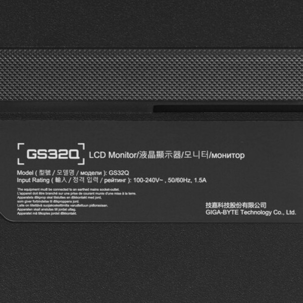 31.5" Монитор GIGABYTE GS32Q EK черный