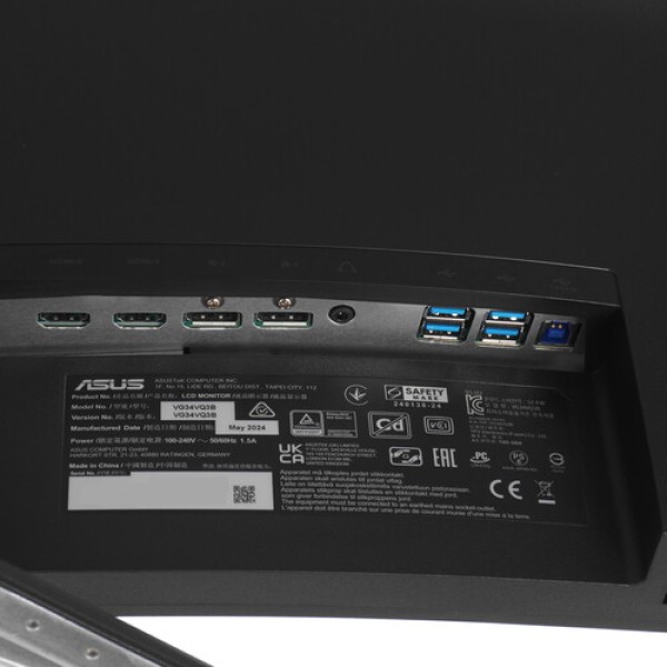 34" Монитор ASUS TUF Gaming VG34VQ3B черный