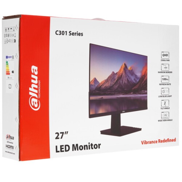 27" Монитор Dahua DHI-LM27-C301B черный
