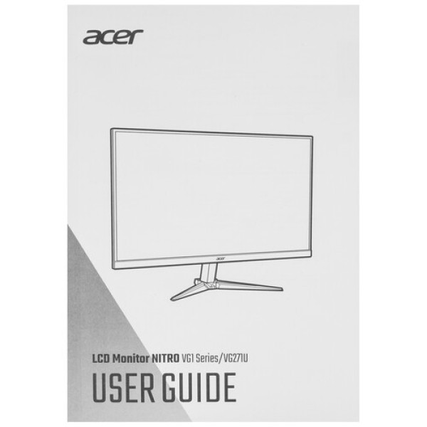 27" Монитор Acer VG271UM3bmiipx черный