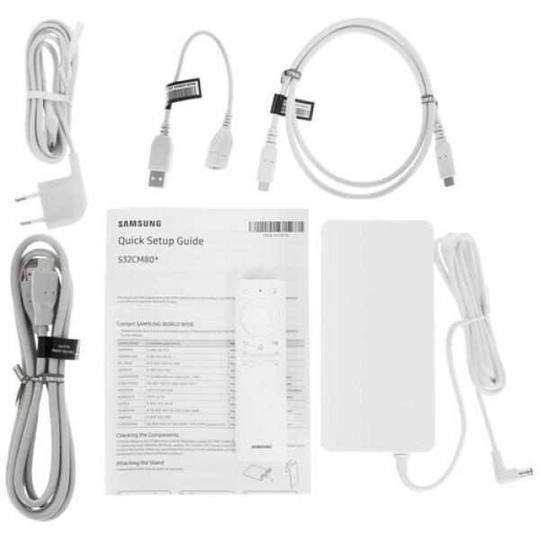 32" Монитор Samsung Smart M8 M80C S32CM801UI белый