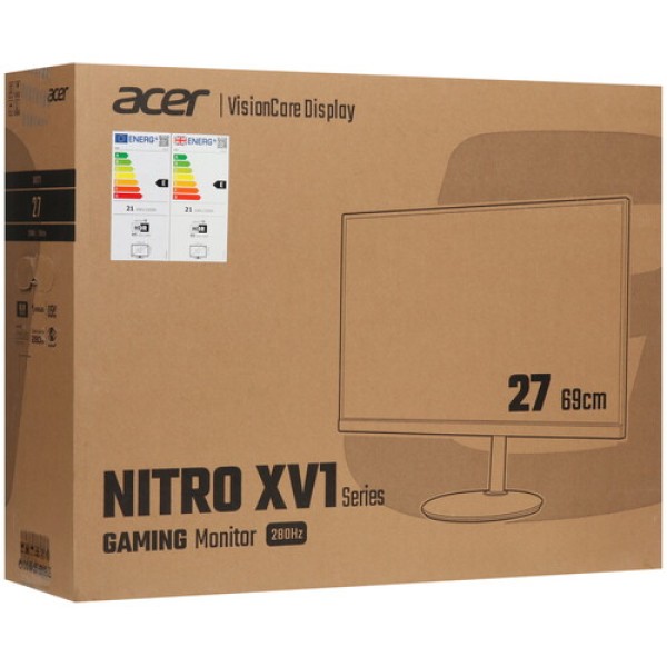 27" Монитор Acer Nitro XV271Zbmiiprx черный