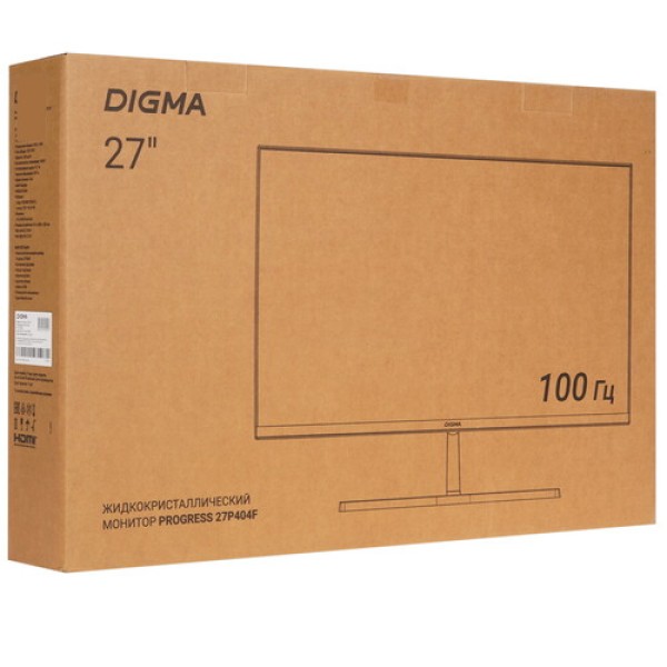 27" Монитор Digma Progress 27P404F черный