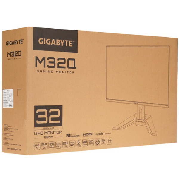 31.5" Монитор GIGABYTE M32Q черный
