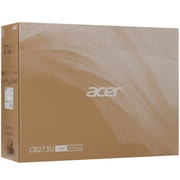 27" Монитор Acer Vero CB273Ubemipruzxv черный
