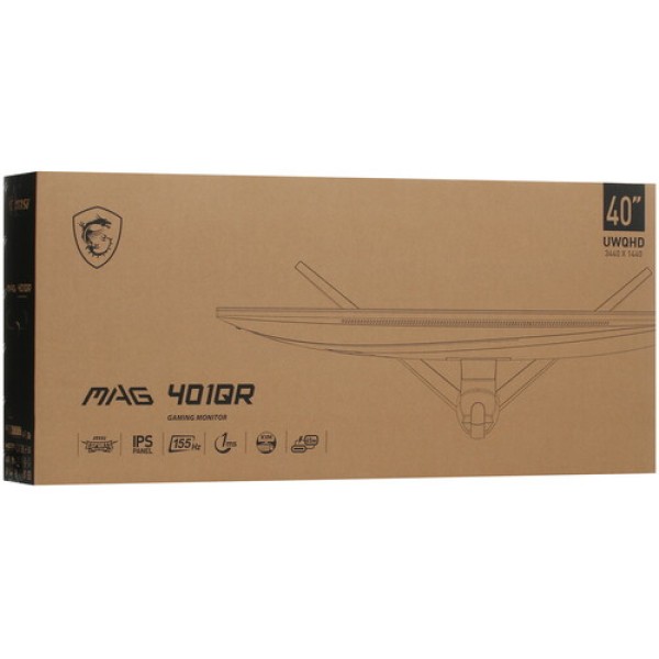40" Монитор MSI MAG 401QR черный