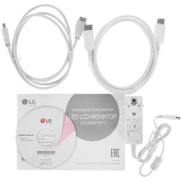 27" Монитор LG 27UP650-W серебристый