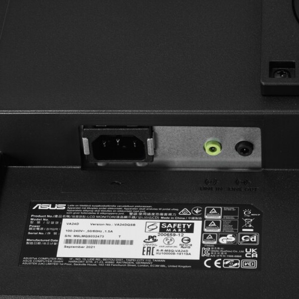 23.8" Монитор ASUS VA24DQSB черный
