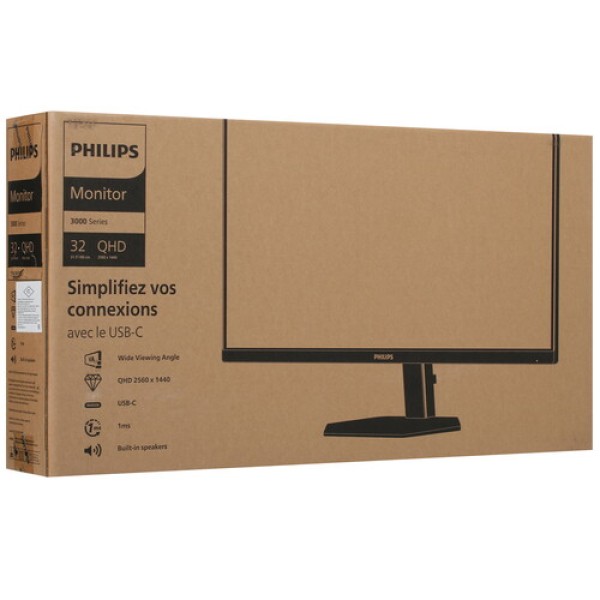 32" Монитор Philips 32E1N3600LA/01 черный