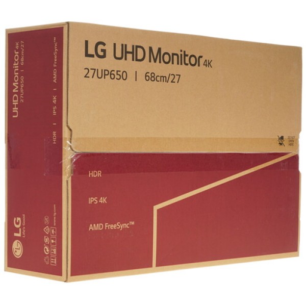 27" Монитор LG 27UP650-W серебристый