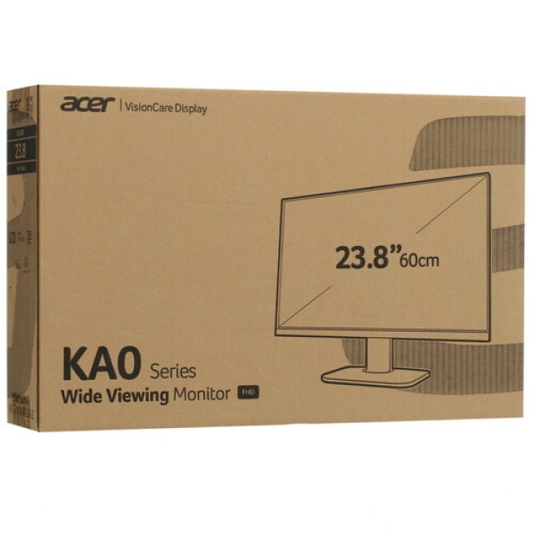 23.8" Монитор Acer KA240YHbi черный