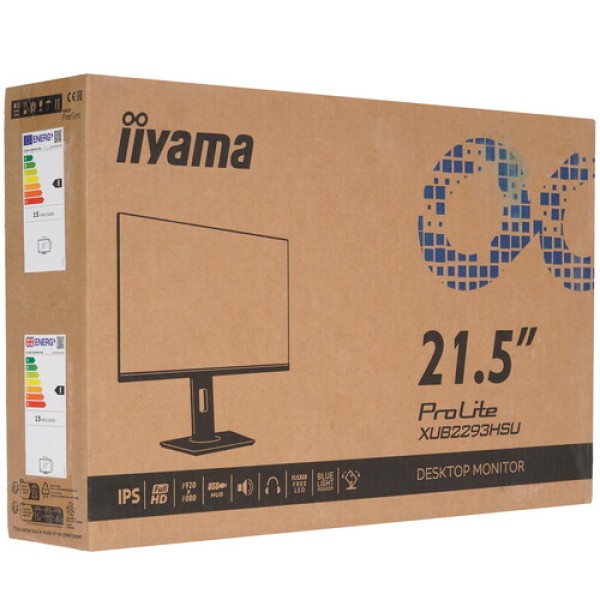 21.5" Монитор Iiyama ProLite XUB2293HSU-B6 черный