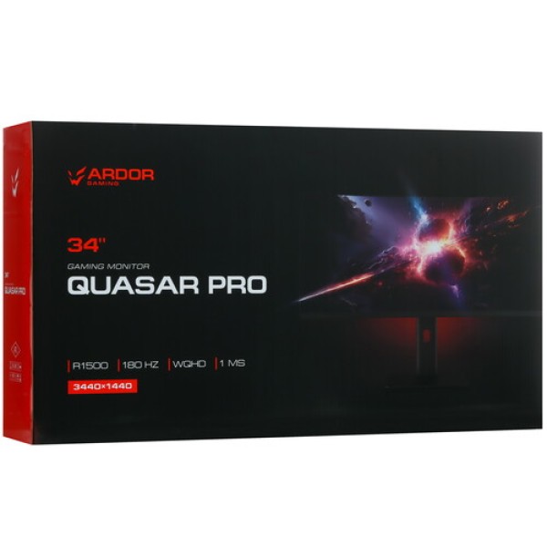 34" Монитор ARDOR GAMING QUASAR PRO AQW34H3 черный