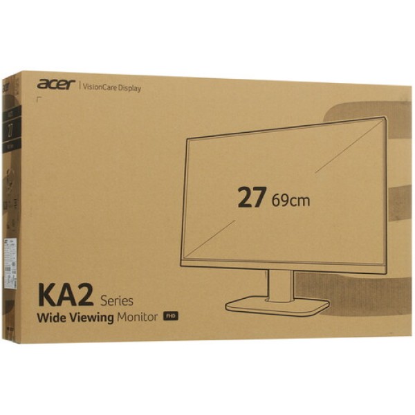 27" Монитор Acer KA272Hbi черный