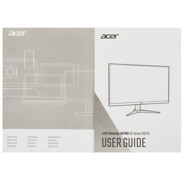 27" Монитор Acer Nitro VG271UM3bmiipx черный
