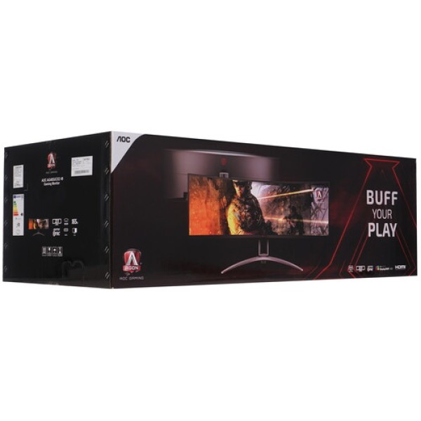 Монитор AOC 48.8" AGON AG493UCX2 [Curved, 165 Hz, 5120x1440, (32:9), VA, 4 ms (GtG), 400 cd/m², 3000:1, HDR400, Swl, Tlt, HAS, HDMI, DP]