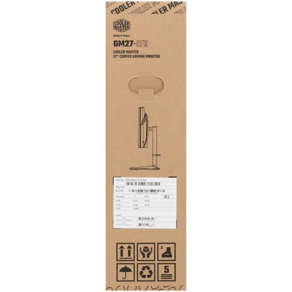 27" Монитор Cooler Master GM27-CFX черный