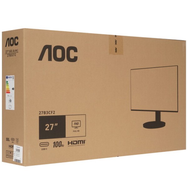 27" Монитор AOC 27B3CF2 черный