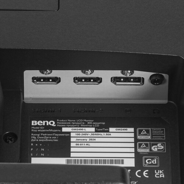 23.8" Монитор BenQ GW2490 черный