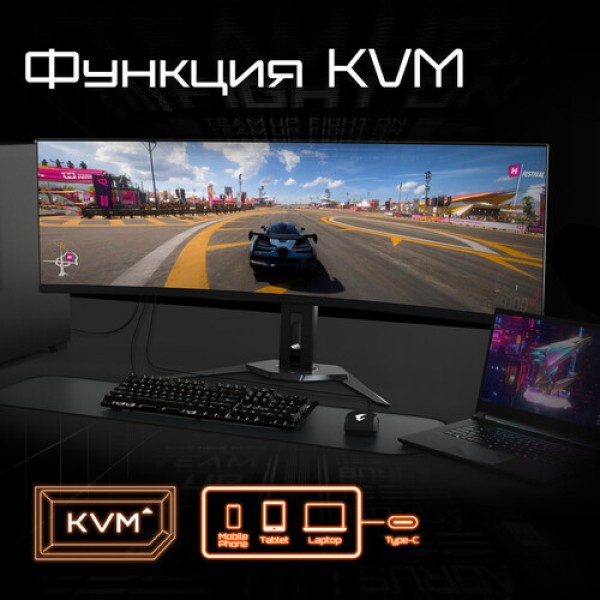 49" Монитор AORUS CO49DQ EK черный