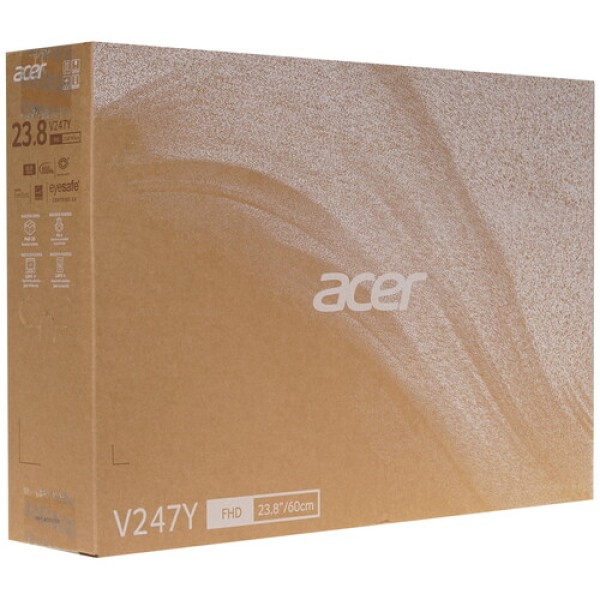23.8" Монитор Acer Vero V247YHbiv черный