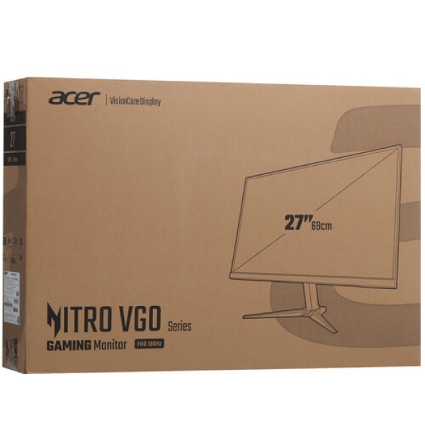 27" Монитор Acer Nitro VG270Ebmipx черный