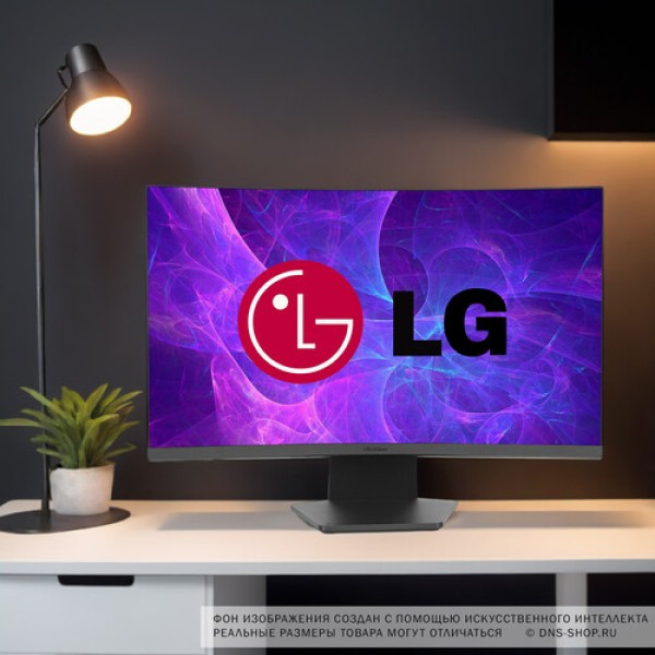 27" Монитор LG UltraGear 27GS60QC-B черный